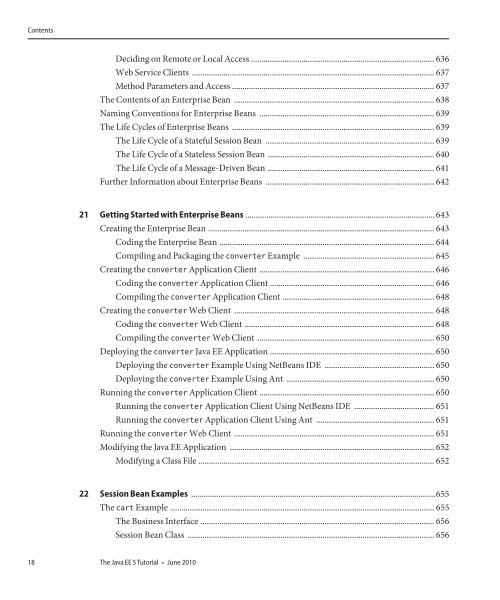 The Java EE 5 Tutorial (PDF) - Oracle Software Downloads