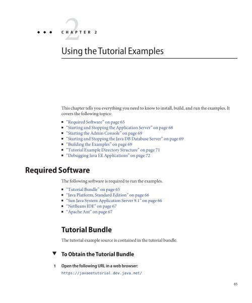The Java EE 5 Tutorial (PDF) - Oracle Software Downloads