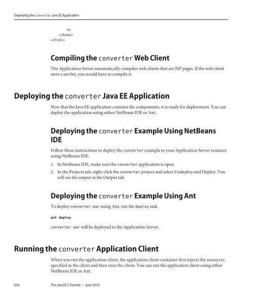 The Java EE 5 Tutorial (PDF) - Oracle Software Downloads