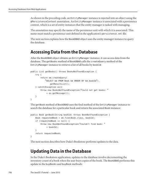 The Java EE 5 Tutorial (PDF) - Oracle Software Downloads