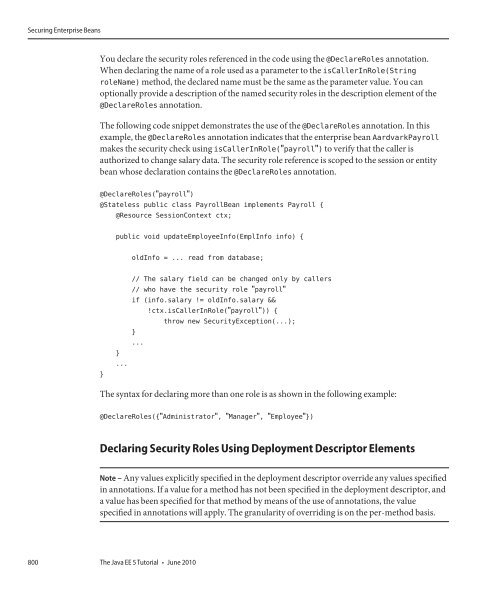 The Java EE 5 Tutorial (PDF) - Oracle Software Downloads