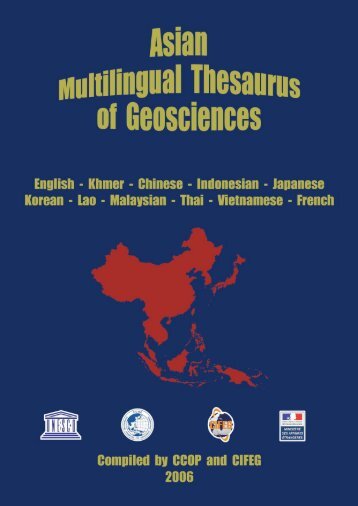 Asian Multilingual Thesaurus of Geosciences - CCOP
