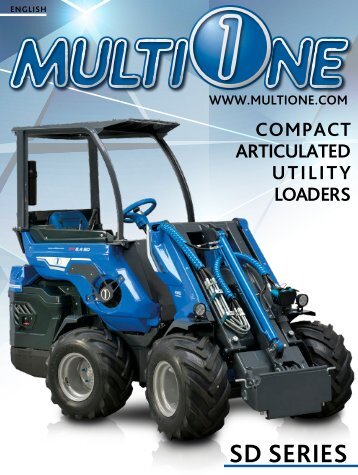 - SD SERIES - COMPACT ARTICULATED UTILITY LOADER 