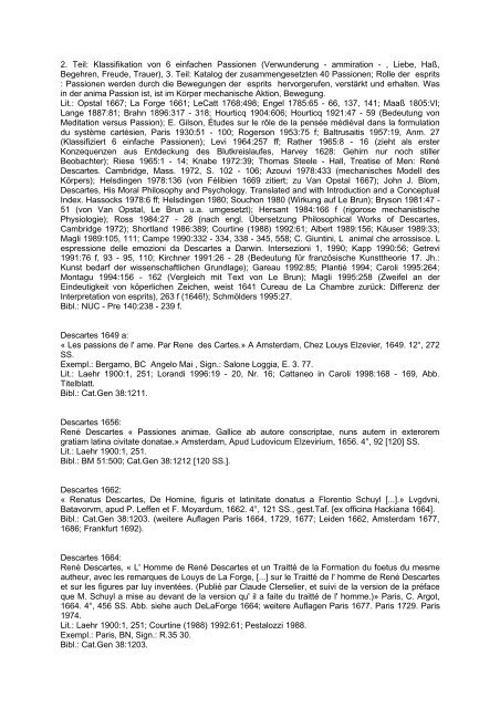 Bibliographie von Texten zur Physiognomik, 400 v. Chr. - 1999: 561 ...