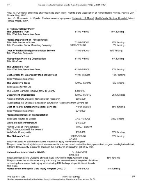 PABI Plan - The Sarah Jane Brain Project