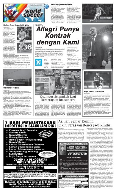 Epaper Metro 24 : 31 Januari 2017