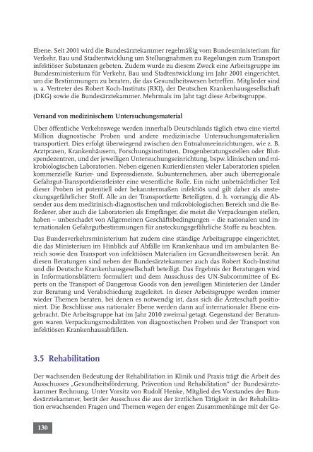 Tätigkeitsbericht 2010 der Bundesärztekammer (komplett)