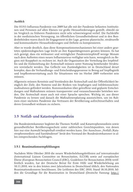 Tätigkeitsbericht 2010 der Bundesärztekammer (komplett)