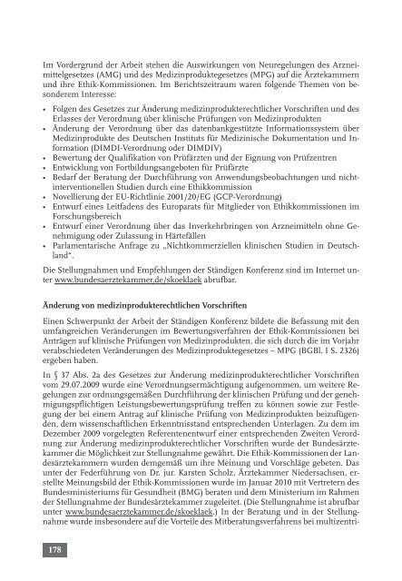 Tätigkeitsbericht 2010 der Bundesärztekammer (komplett)