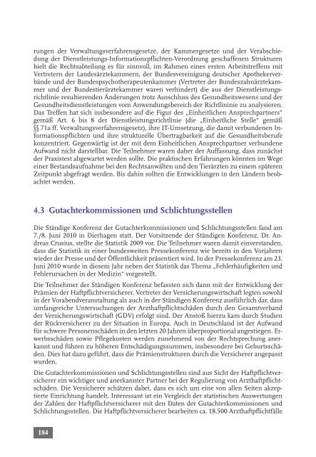 Tätigkeitsbericht 2010 der Bundesärztekammer (komplett)