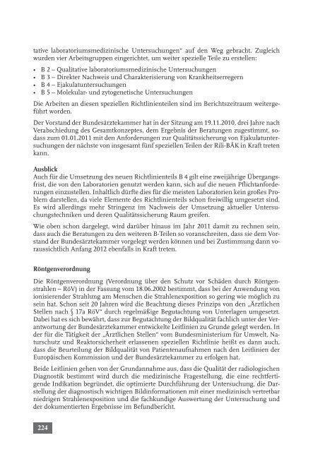 Tätigkeitsbericht 2010 der Bundesärztekammer (komplett)