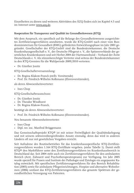 Tätigkeitsbericht 2010 der Bundesärztekammer (komplett)