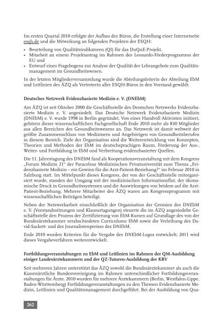 Tätigkeitsbericht 2010 der Bundesärztekammer (komplett)