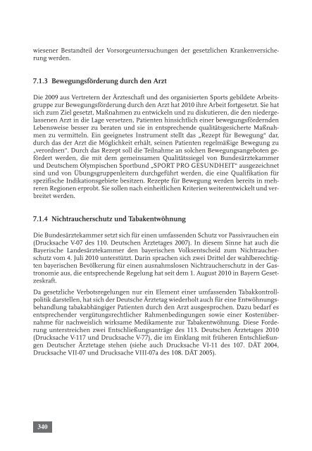 Tätigkeitsbericht 2010 der Bundesärztekammer (komplett)