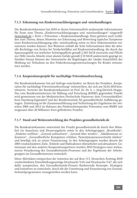 Tätigkeitsbericht 2010 der Bundesärztekammer (komplett)