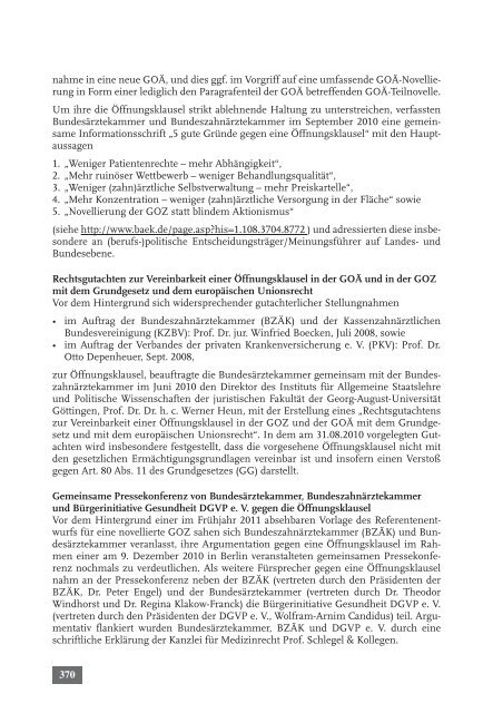 Tätigkeitsbericht 2010 der Bundesärztekammer (komplett)