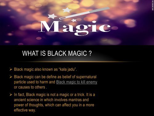 Black magic