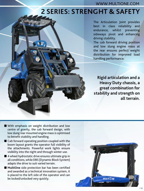  - 1 & 2 SERIES - COMPACT UTILIY LOADERS