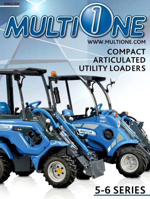 - 5 & 6 SERIES - COMPACT ARTICULATED LOADERS