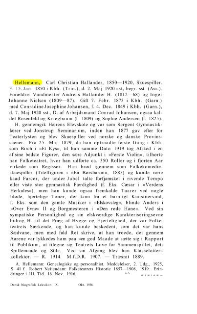 Hellemann, Carl Christian Hallander, 1850â€”1920 ... - Verdens kultur