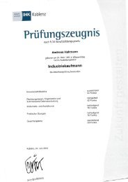 Ausbildung Industriekaufmann