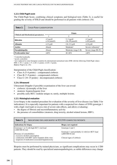 HIV/AIDS Treatment and Care : Clinical protocols for the European ...