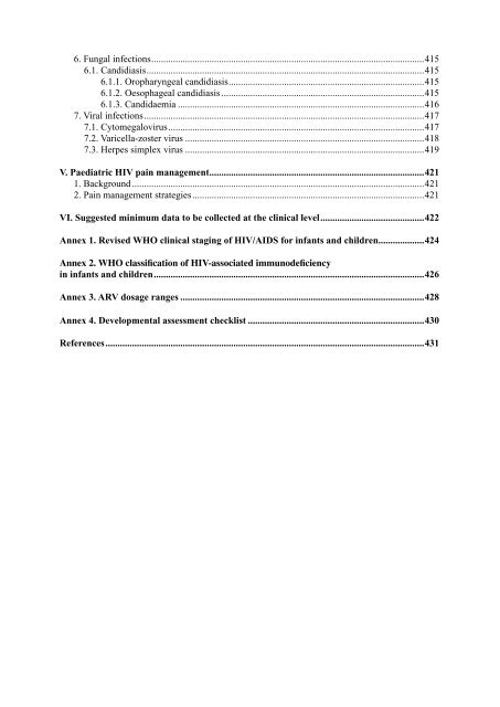 HIV/AIDS Treatment and Care : Clinical protocols for the European ...