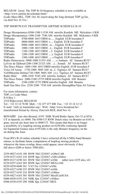 BC-DX TopNews WWDXC #945 BC-DX 945