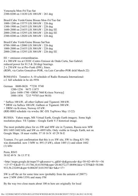 BC-DX TopNews WWDXC #945 BC-DX 945