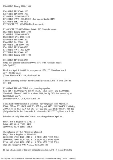 BC-DX TopNews WWDXC #945 BC-DX 945