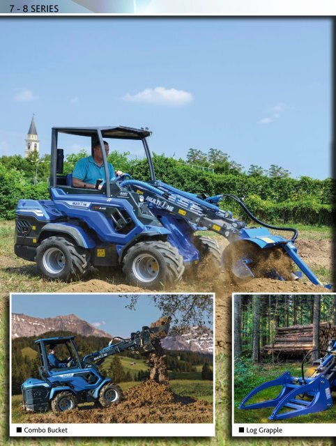 - 7 - 8 SERIES - COMPACT ARTICULATED UTILITI LOADERS