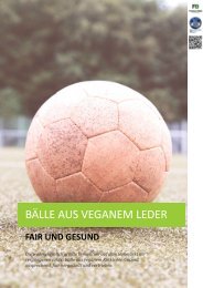 Vegane Bälle aus Korkleder