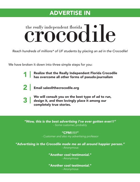 Crocodile Magazine January 2017