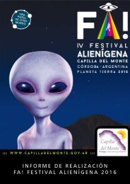 Revista FA programa Festejar - Cultura