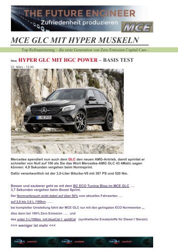 EXE3 MCE MB GLC MIT MUSKELN – BASIS TEST A-Fond