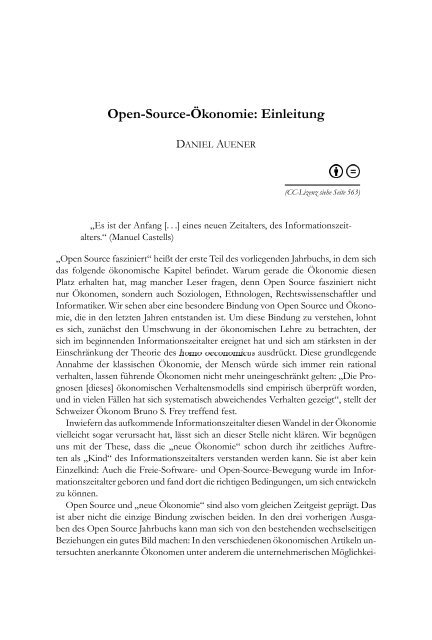 Open Source Jahrbuch 2007