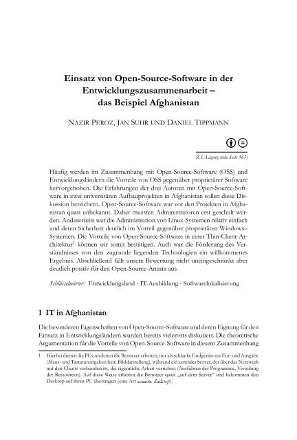 Open Source Jahrbuch 2007