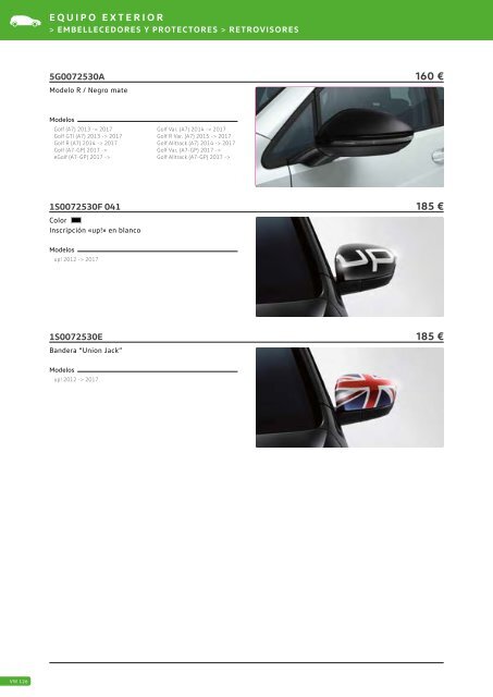 Catalogo General Accesorios VW 2017