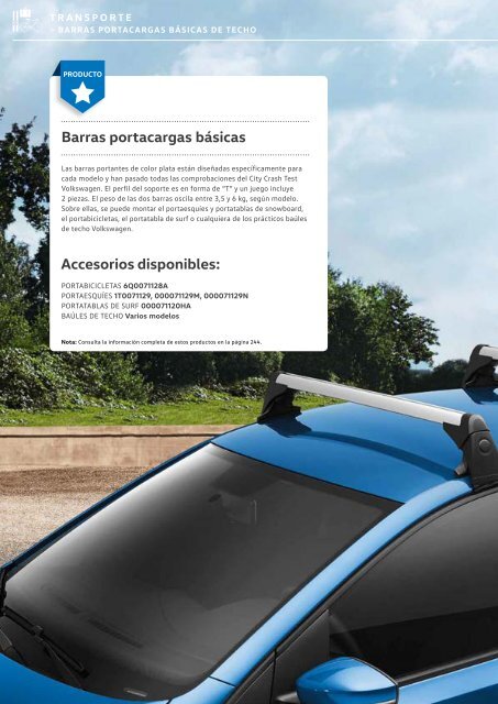 Catalogo General Accesorios VW 2017