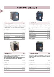 AIR CIRCUIT BREAKERS - Electrical and Electronics Division