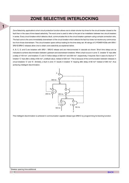 AIR CIRCUIT BREAKERS - Electrical and Electronics Division