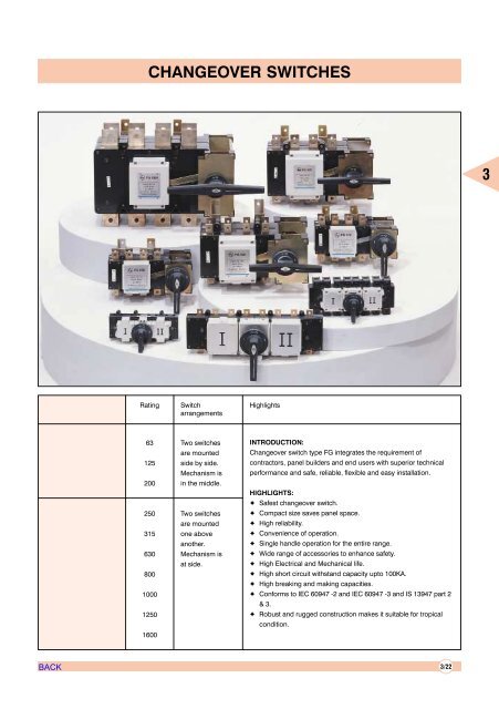 AIR CIRCUIT BREAKERS - Electrical and Electronics Division