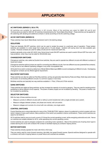 AIR CIRCUIT BREAKERS - Electrical and Electronics Division