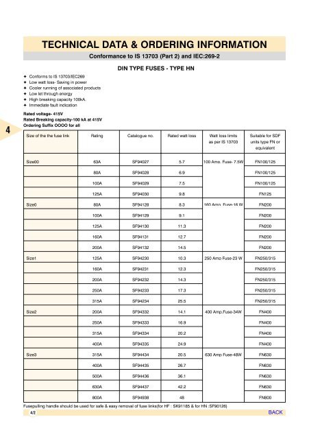 AIR CIRCUIT BREAKERS - Electrical and Electronics Division