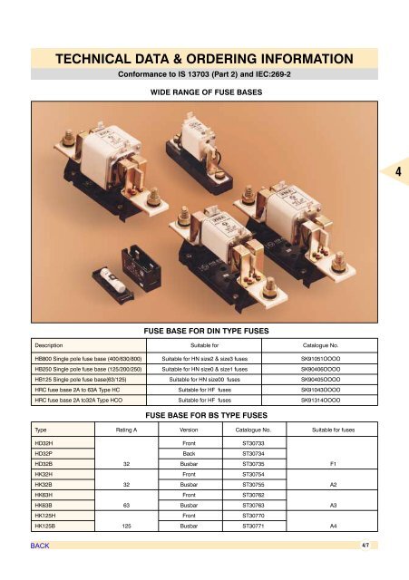 AIR CIRCUIT BREAKERS - Electrical and Electronics Division