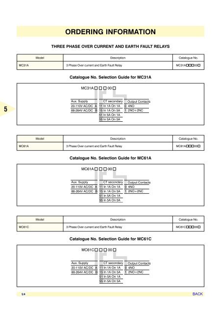 AIR CIRCUIT BREAKERS - Electrical and Electronics Division