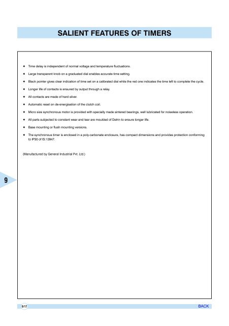 AIR CIRCUIT BREAKERS - Electrical and Electronics Division