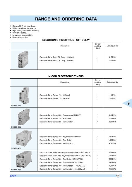 AIR CIRCUIT BREAKERS - Electrical and Electronics Division