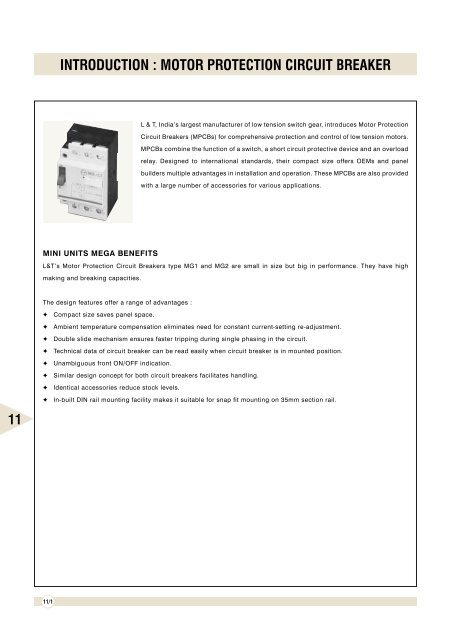 AIR CIRCUIT BREAKERS - Electrical and Electronics Division