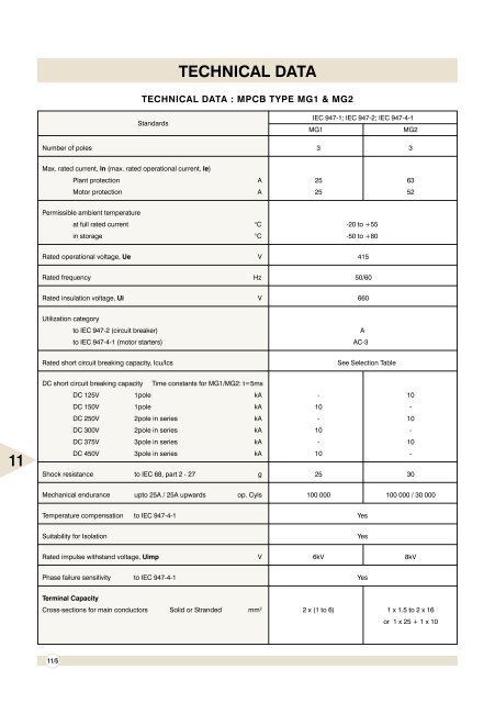 AIR CIRCUIT BREAKERS - Electrical and Electronics Division